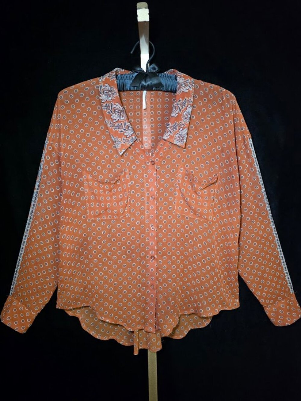 Free People Easy Rider Blouse M